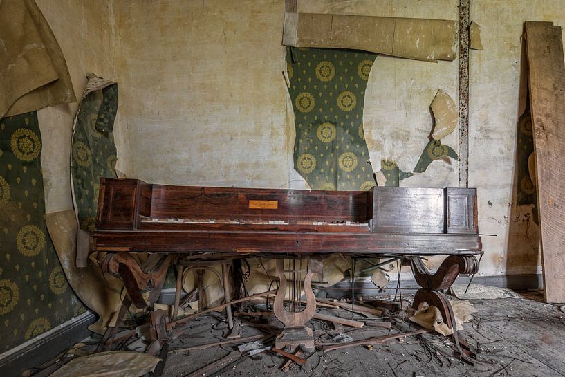 Lost Place - Abandoned Piano by Gentleman of Decay