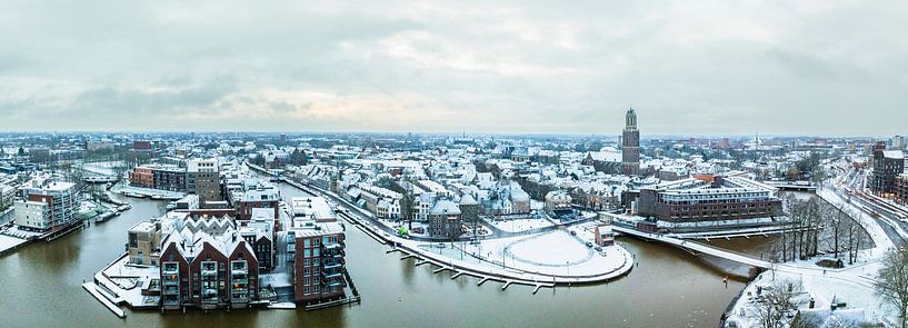 Zwolle downtown district during a cold winter morning by Sjoerd van der Wal Photography