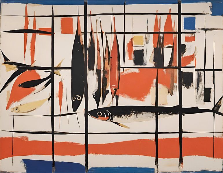 Marché aux poissons par Kees van den Burg