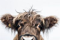 Lustiges Porträt eines jungen schottischen Highlanders