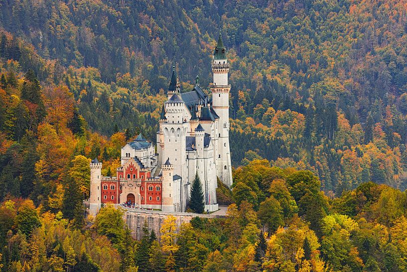 Automne au château de Neuschwanstein par Henk Meijer Photography