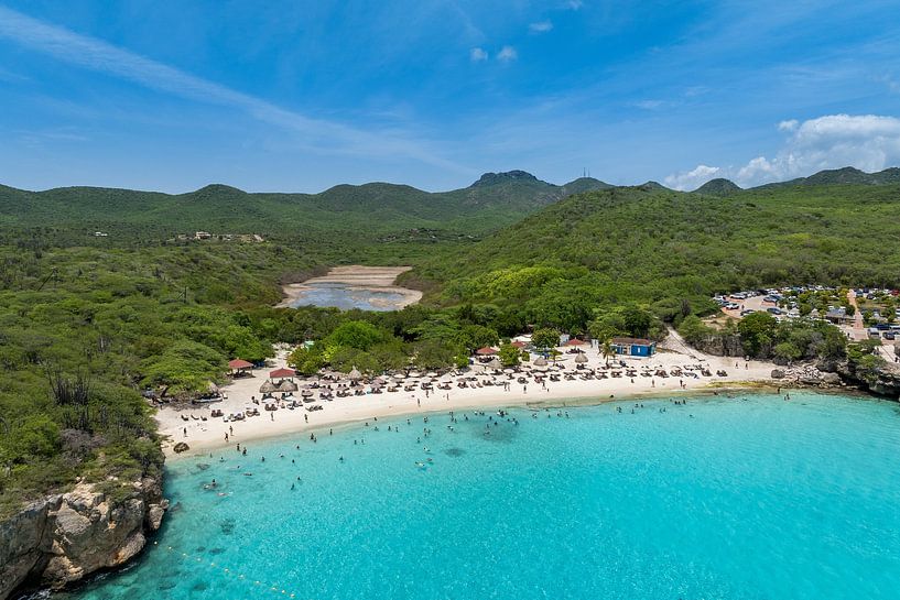 Curacao - Drohnenaufnahme von Grote Knip von Keesnan Dogger Fotografie