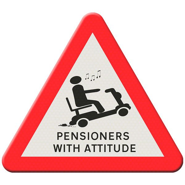 Pensioner with attitude. by Grüntyers .