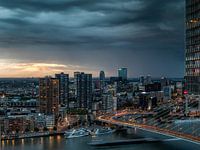 Rotterdam after sunset