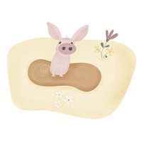 Tiere auf dem Bauernhof: Schweinchen!