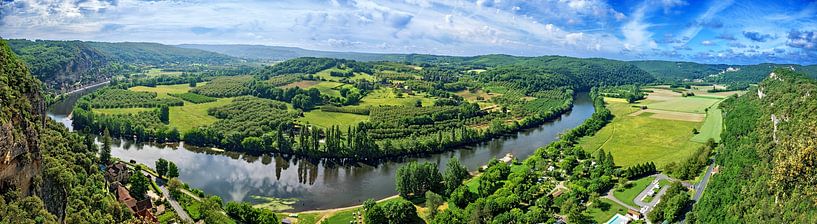Boucle de la rivière Dordogne à La Roque-Gageac par Leopold Brix
