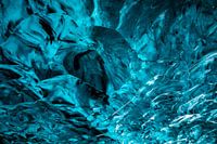 BLUE ICE CAVE, eisblaue Eisformation