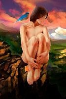 Alleen met een vogel-Only with a bird-  - Nur mit einem Vogel-Seulement avec un oiseau