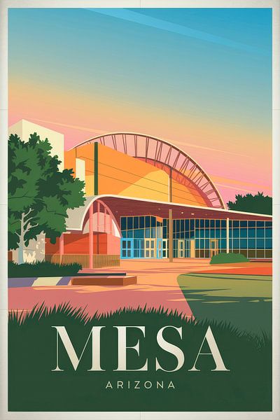 Mesa, Arizona Vintage Travel Poster par Poster Art Shop