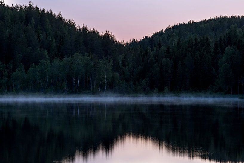 Scandinavian sunset. Reflections on the water by Karijn | Fine art Natuur en Reis Fotografie