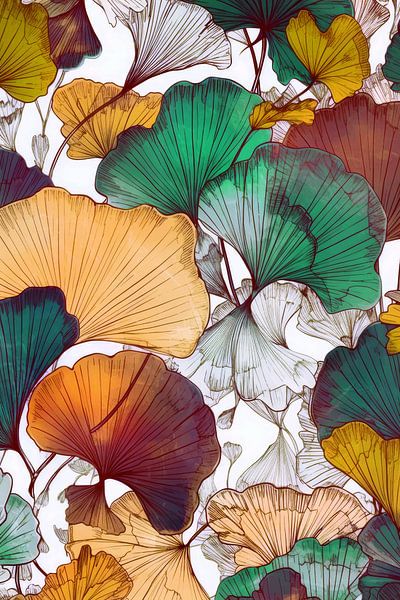 Ginkgo Biloba art de la nature #ginkgo par JBJart Justyna Jaszke