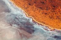 Der Boundary Salt Lake vor der ockerroten australischen Wüste