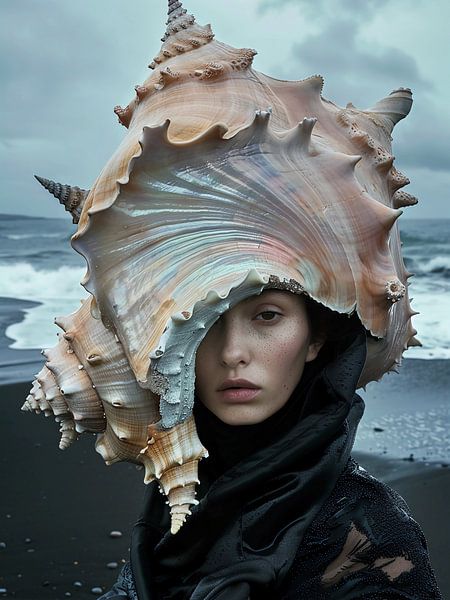 Mädchen mit Muschel von haroulita