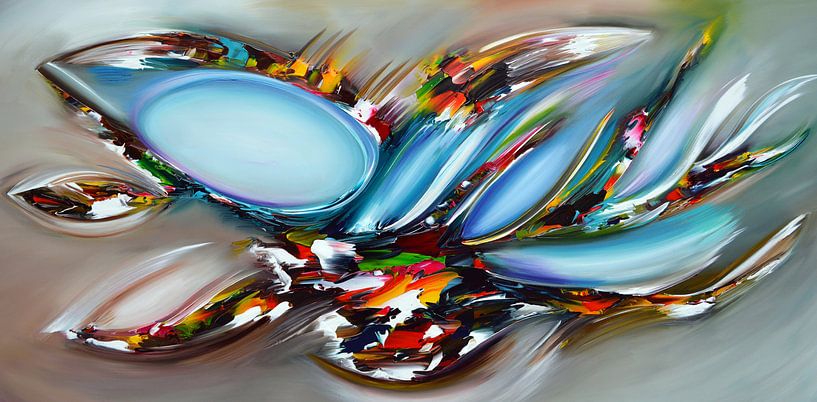 Abstract Time by Gena Theheartofart