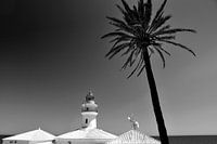 Leuchtturm (schwarz-weiß)