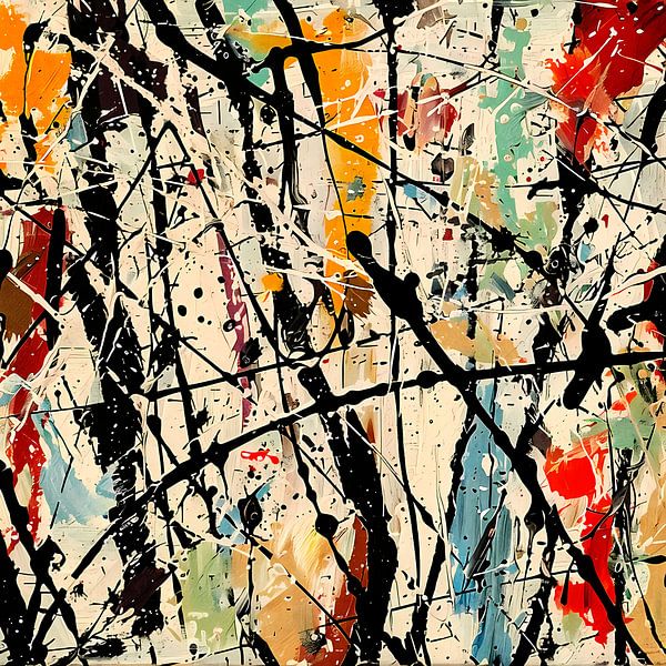 A nod to Pollock by Angel Estevez