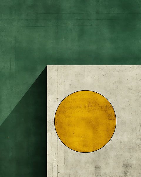 Moderne et abstrait en vert et or par Studio Allee