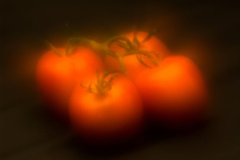 vier Tomaten Weichzeichner von Geertjan Plooijer