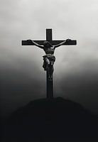 Jesus Balck Kreuz