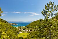 Blick nach Rabac in Istrien