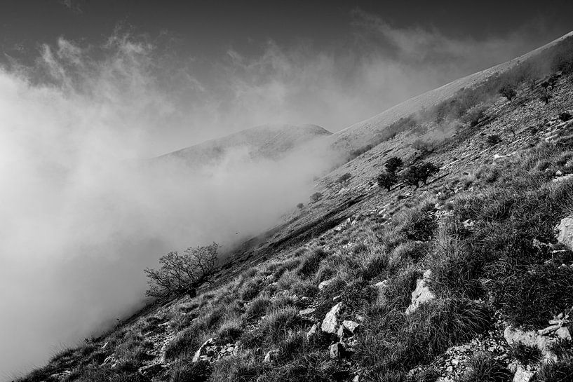 Clouds climb the mountains by Ellis Peeters