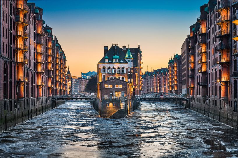 Speicherstadt in Hamburg, Germany by Michael Abid