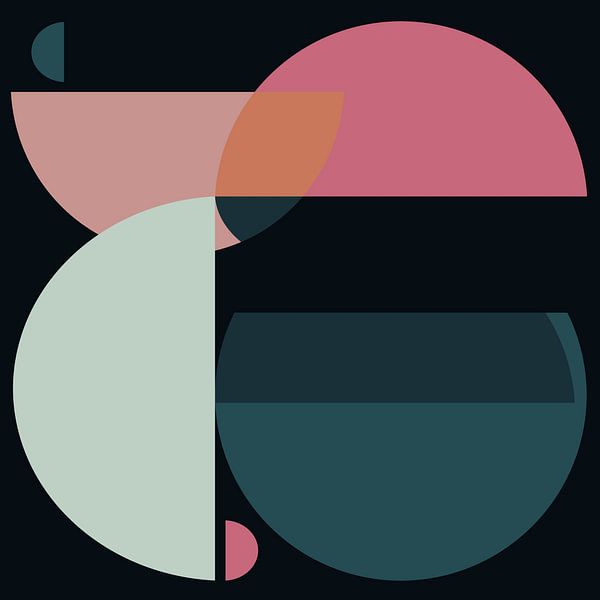 Half circles 3 by Angel Estevez