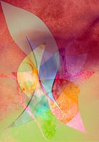 Abstracte collage in kleur