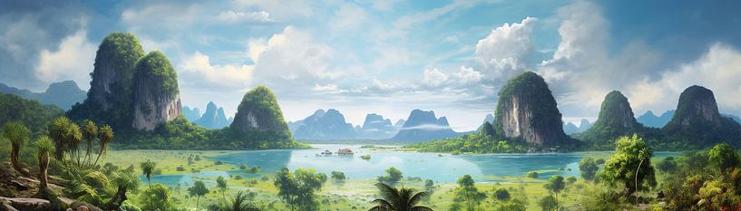 Thailand von Abstraktes Gemälde