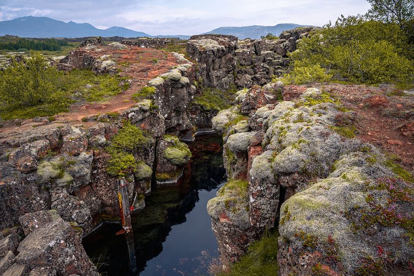 Thingvellir national park Iceland - north american - europe rift von Thilo Wagner