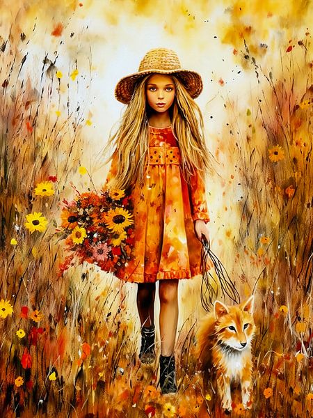 Autumn whispers - A walk with the fox by Max Steinwald