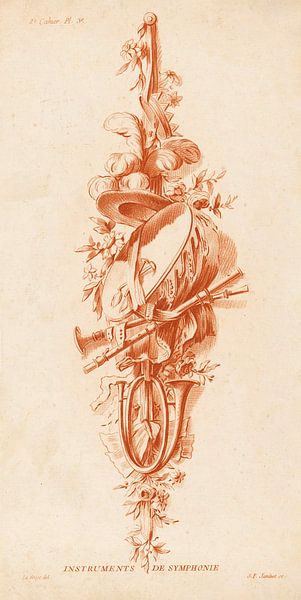 Trophäe, Jean François Janinet, Instrumente aus der Symphonie von Atelier Liesjes