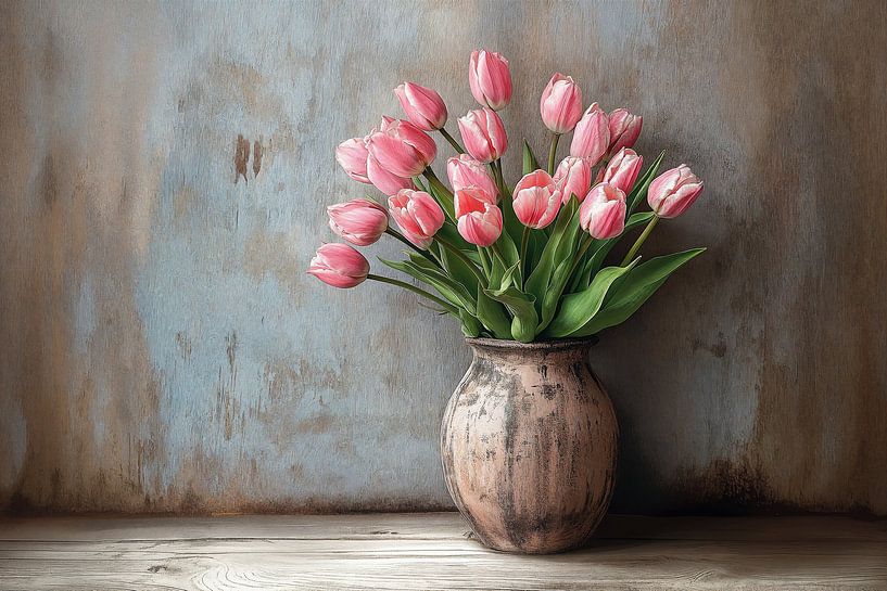 Rosa Tulpen in voller Blüte ii von Studio BB