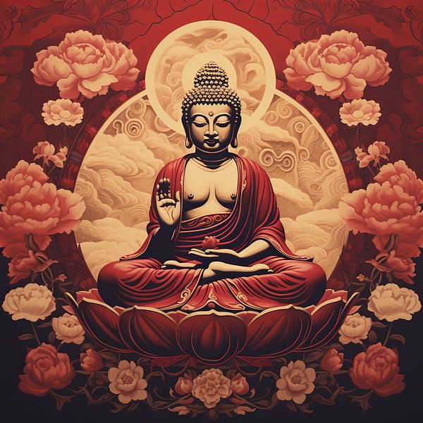 Serenity | Buddha Artwork par La collection ARTEO