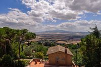 Uitzicht vanaf Pienze - Toscane - Italie