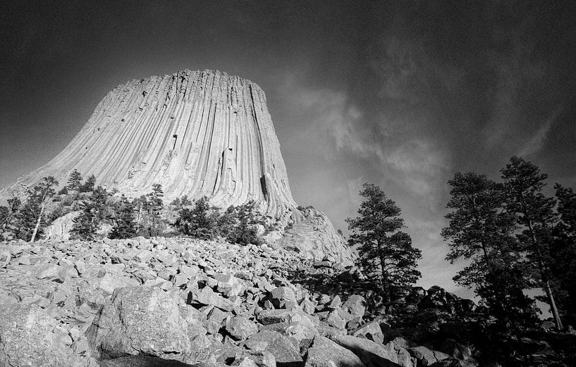 Devils Tower au coucher du soleil dans le Wyoming/USA par Gerwin Schadl
