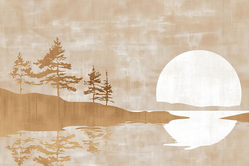 Ruhiges Morgensonnenlicht von Moderne Kollektion