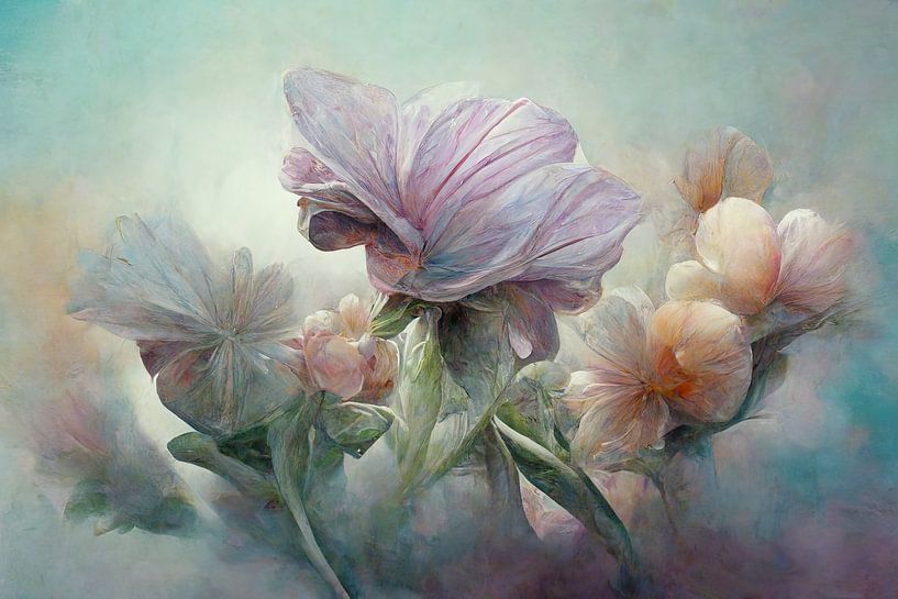 Blumen pastell von Bert Nijholt
