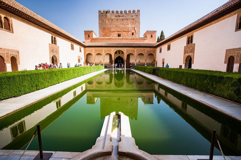 Die nasridischen Paläste in der Alhambra von Granada von Fotografiecor .nl