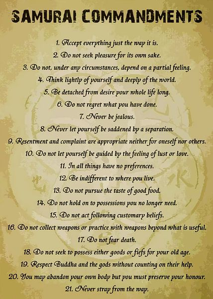 Samurai-Gebote von Kaua Araujo