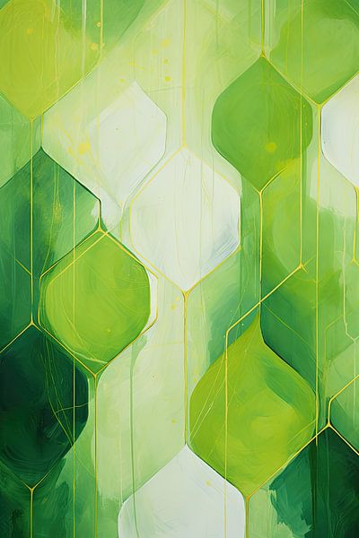 Abstract green by Bert Nijholt