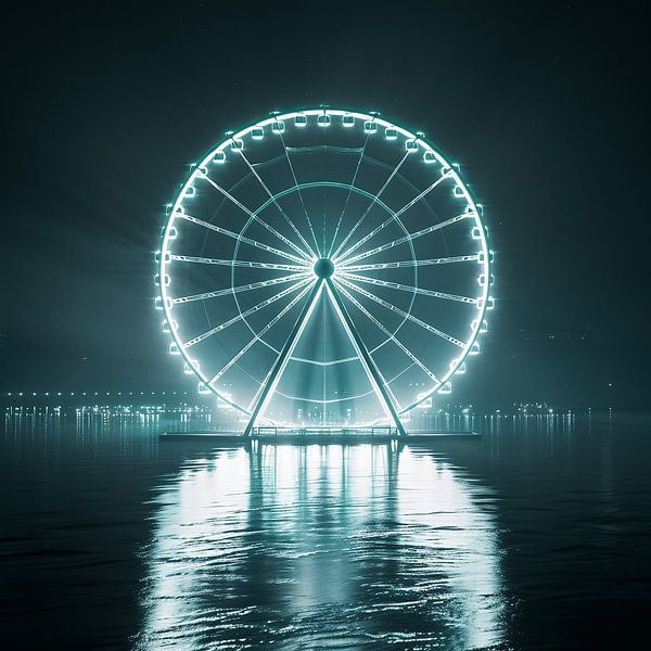 Festival forain - Le spectacle de la grande roue magique par Karina Brouwer