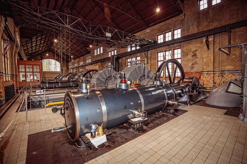 Steam Engine Wouda Pumping Station by Rob Boon