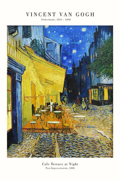 Vincent van Gogh - Caféterrassen bei Nacht von Old Masters