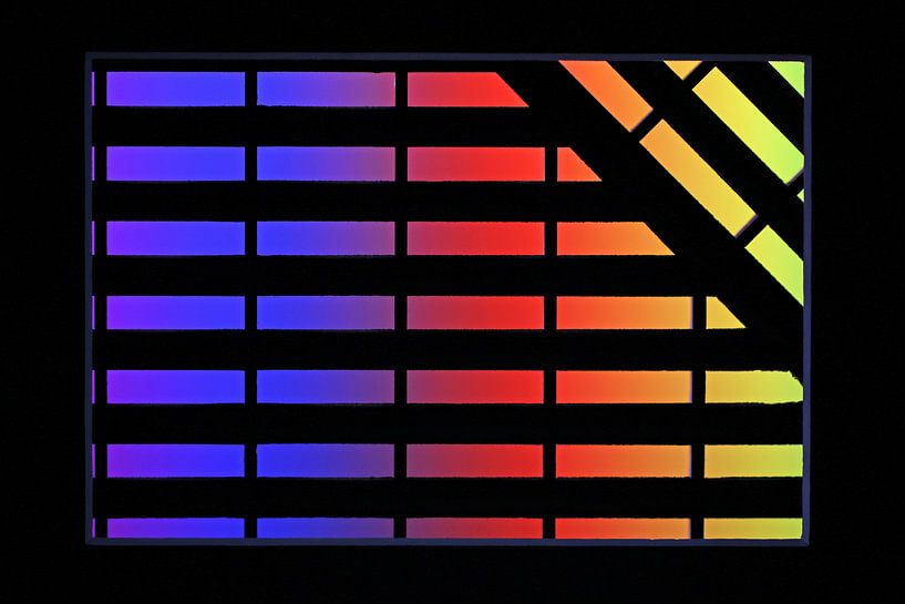 Drieluik Patronen (b) van Wim Bodewes
