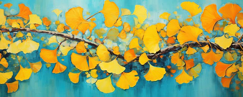 Œuvre d'art Ginkgo Biloba par Art Merveilleux