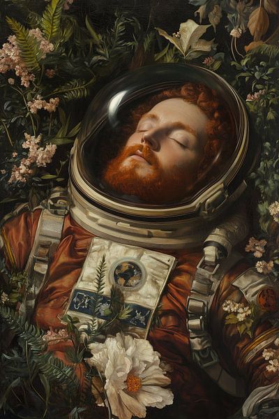Schlafender Astronaut von Computer Dreams