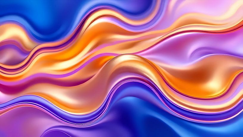 Abstrakte Wellenmuster von Jean Pierre