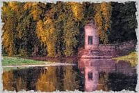 Turm zwischen den Bäumen