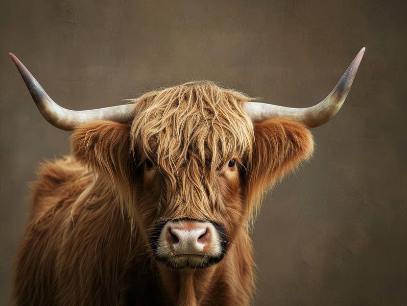 Majestic Highlander in Detail by Eva Lee